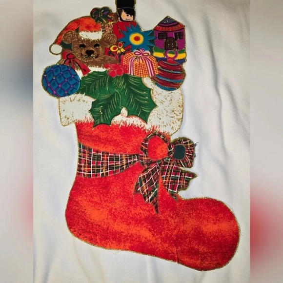 1 of a Kind Custom Handmade Ugly Christmas Sweater Hoodie Sequins Women's XL XXL - Picture 6 of 8